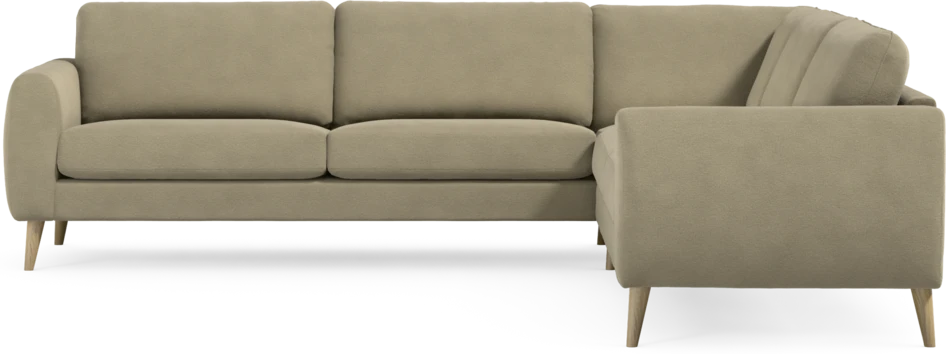 Bridge - Hörnsoffa, 3+3-sits - Beige