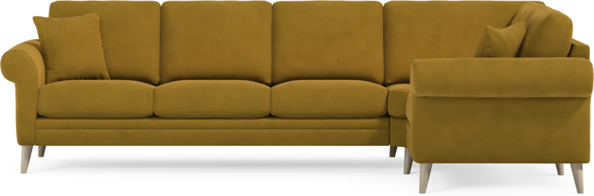 Eden - Hörnsoffa, 3+1-sits - Gul