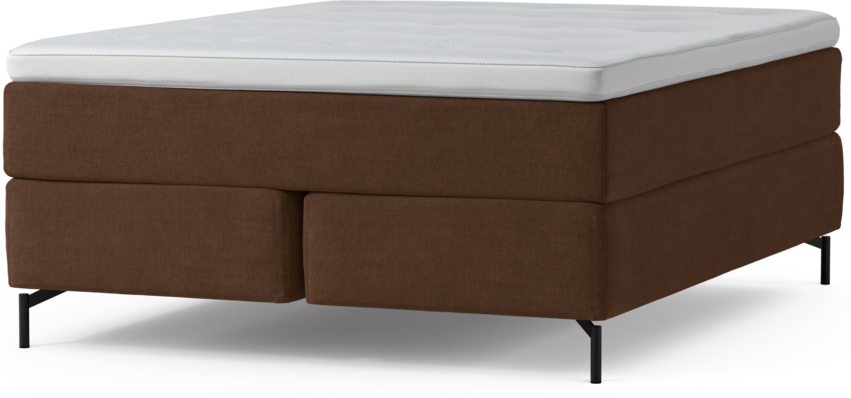 Delux Exclusive - Kontinentalsäng, dubbelsäng med bäddmadrass och sängben