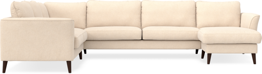 Bridge - Hörnsoffa, 2+3-sits med schäslong höger - Beige