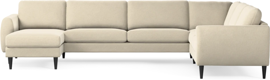 Bridge - Hörnsoffa, 3+2-sits med schäslong vänster - Beige