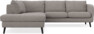 Madison - 2-sits soffa med divan vänster - Beige