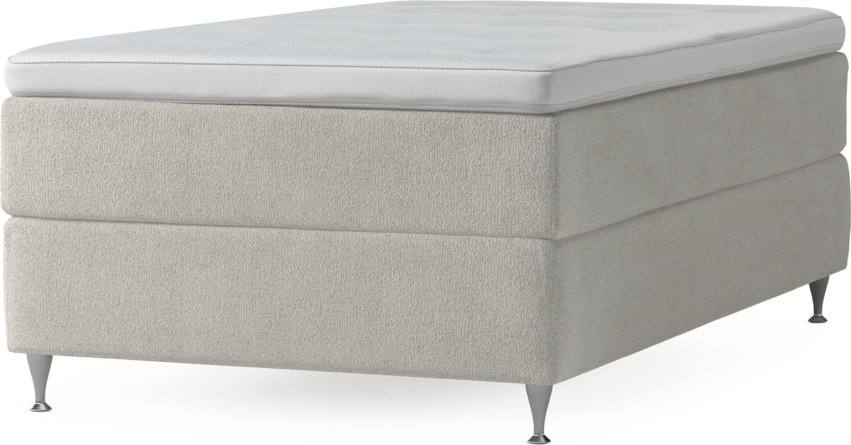 Delux Exclusive - Kontinentalsäng, enkelsäng 120 cm med bäddmadrass och sängben