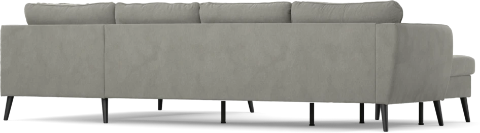 County - 3-sits soffa med schäslong vänster och divan höger - Grå