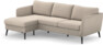 County - 3-sits soffa med flyttbar schäslong - Beige