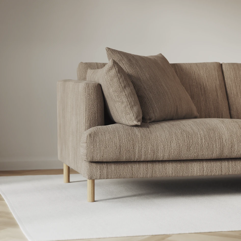 Harper - 3-sits soffa med divan vänster - Beige