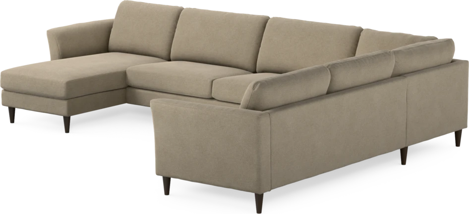 Bridge - Hörnsoffa, 3+2-sits med schäslong vänster - Beige