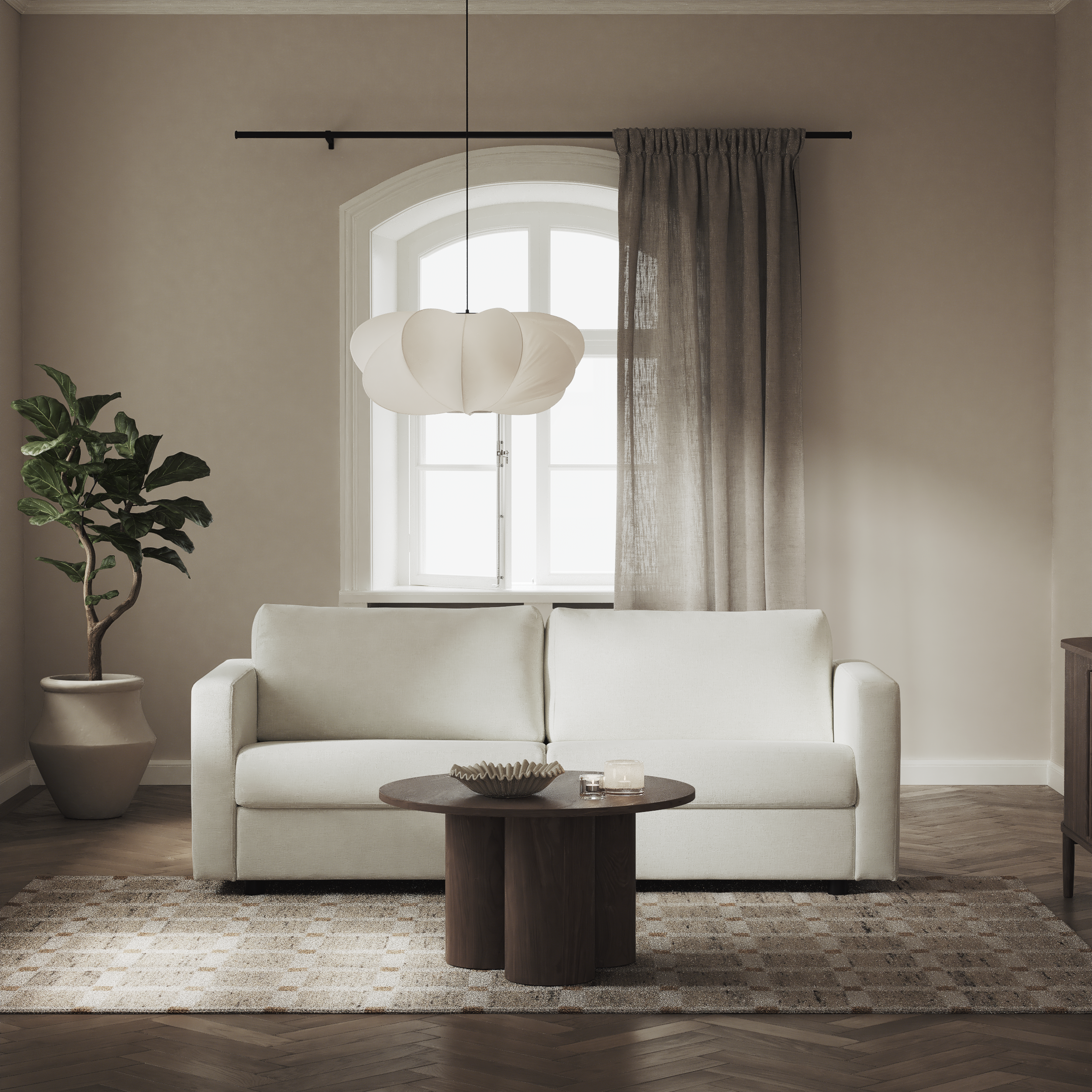 Lindö - Bäddsoffa 3-sits  - inspiration