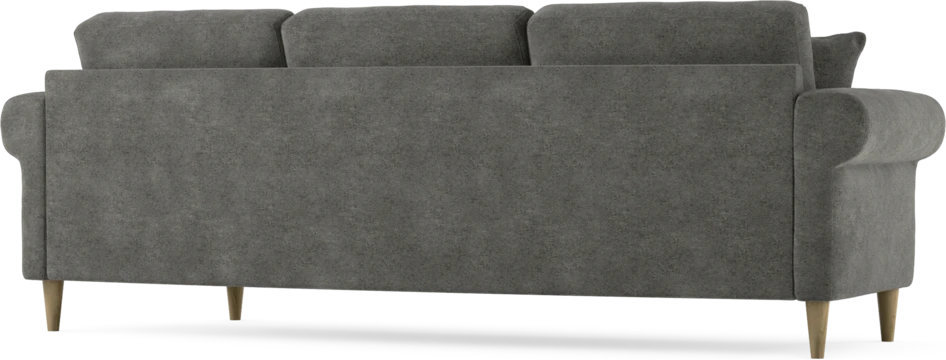 Eden - 3-sits soffa svängd - Grå
