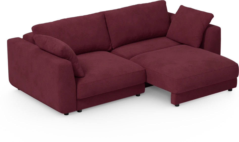 Amie - Bäddsoffa 3-sits - Röd
