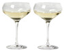 More - Champagneglas Coupe, H 15 Ø 10 cm, 21 cl, 2-pack - Vit