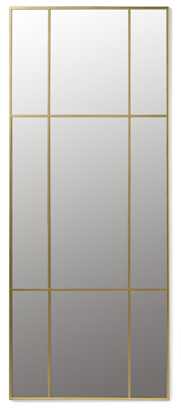 Stella - Golvspegel, B 70, H 170 cm - Gul