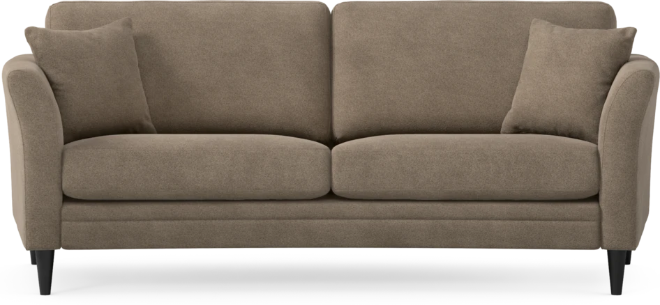 Eden - 2,5-sits soffa svängd - Brun