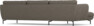 Madison Lux - 3-sits soffa med schäslong vänster - Beige