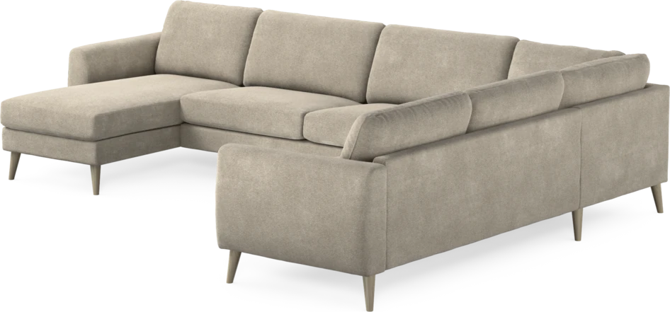 Bridge - Hörnsoffa, 3+2-sits med schäslong vänster - Beige