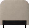 Delux Rundad - Sänggavel, 90-210 cm - Beige