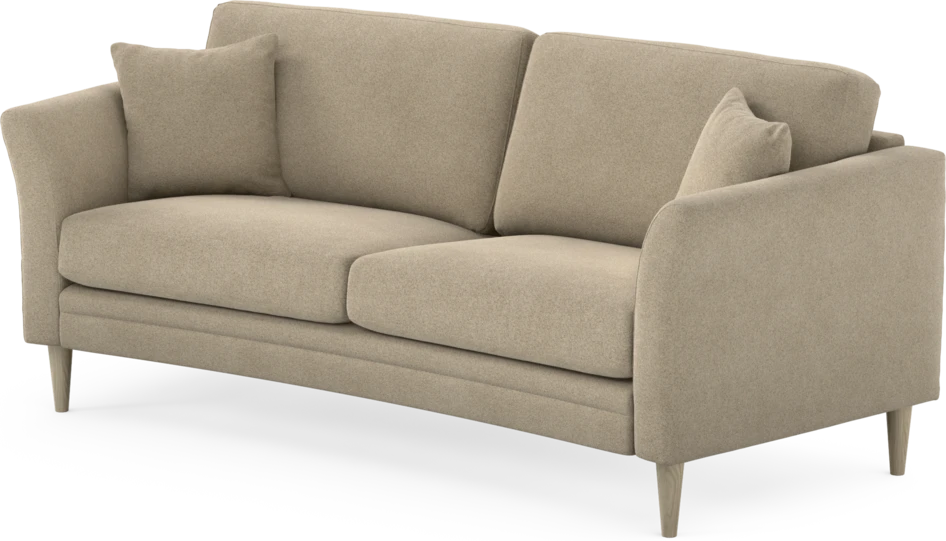Eden - 2,5-sits soffa svängd - Beige