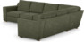 Friday - Hörnsoffa, 3+2-sits - Grön