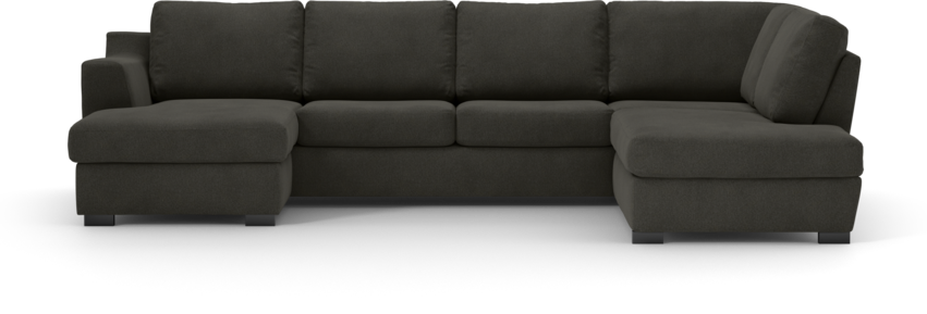 Friday - 3-sits soffa med schäslong vänster och divan höger - Grå