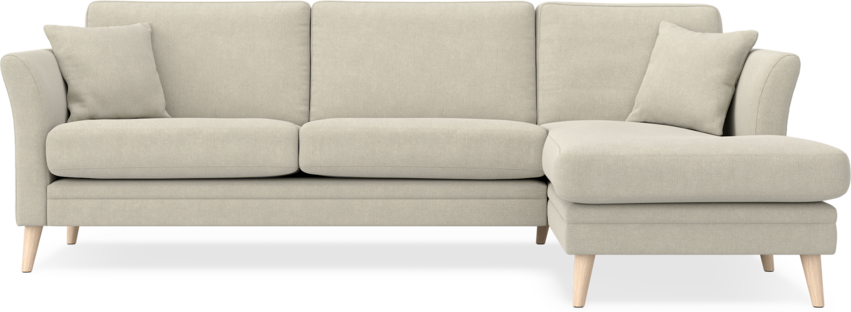 Eden - 2,5-sits soffa med schäslong - Beige