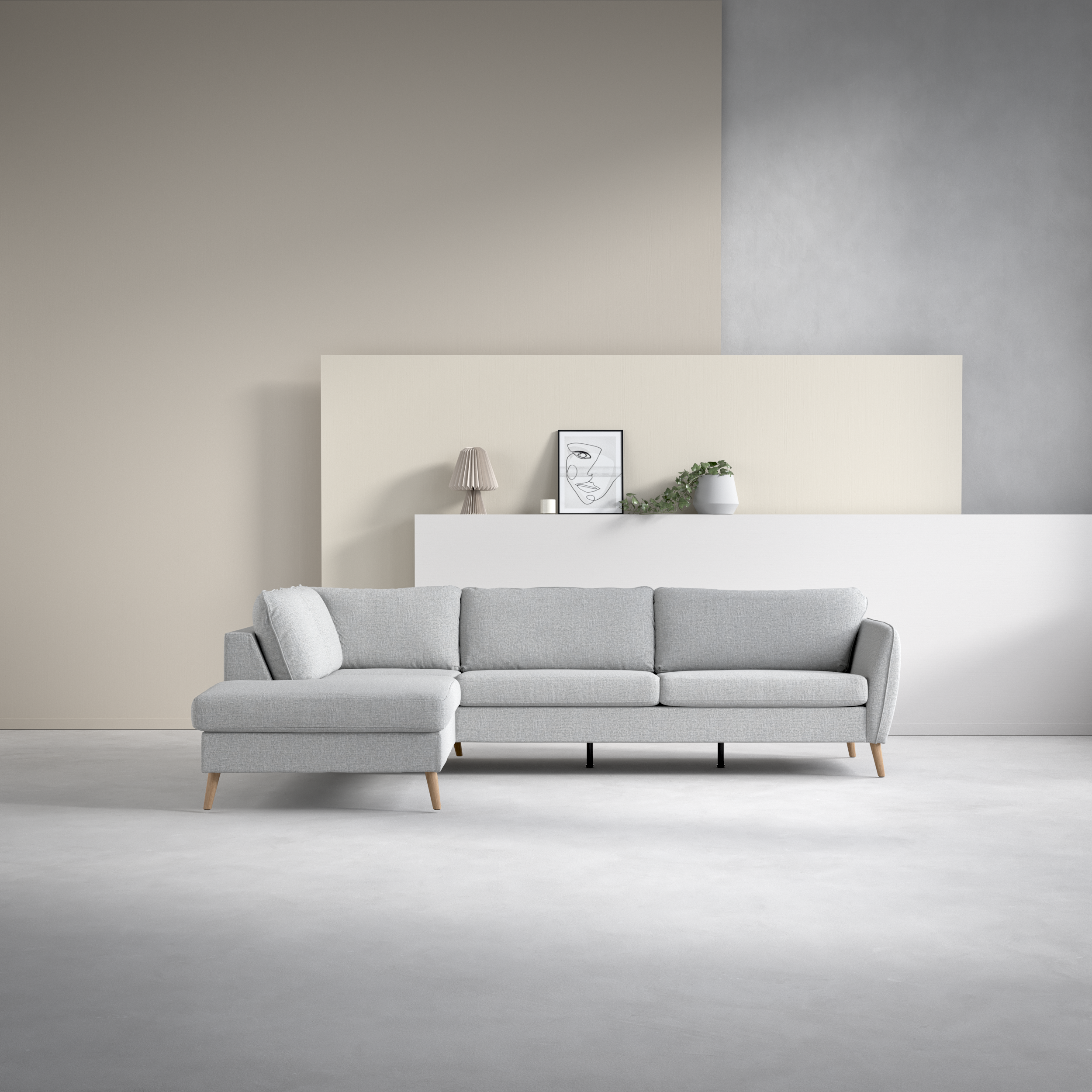 County - 2,5-sits soffa med divan vänster - inspiration