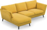 Madison Lux - 2-sits soffa med schäslong vänster - Gul