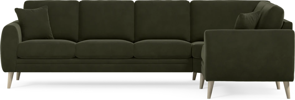 Eden - Hörnsoffa, 3+1-sits - Grön