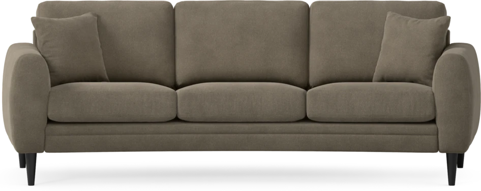 Eden - 3-sits soffa svängd - Beige