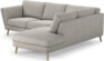 Madison - 2-sits soffa med divan höger - Grå