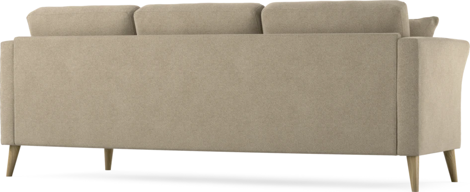 Eden - 3-sits soffa svängd - Beige
