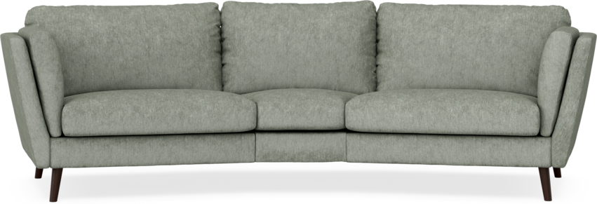 Madison - 3-sits soffa svängd, 90 cm - Turkos