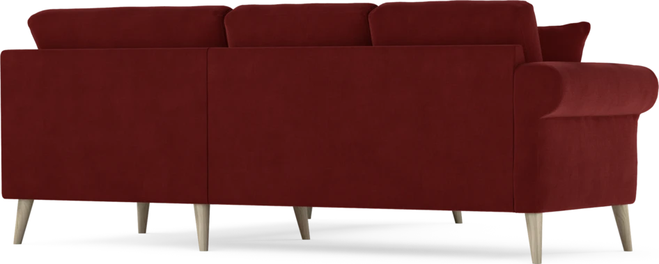 Eden - Hörnsoffa, 2+2-sits - Röd