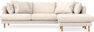Harper - 4-sits med schäslong höger  - Beige
