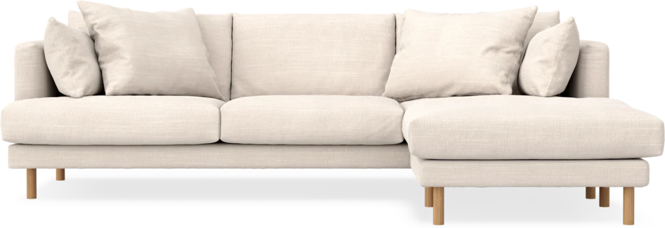 Harper - 4-sits med schäslong höger  - Beige