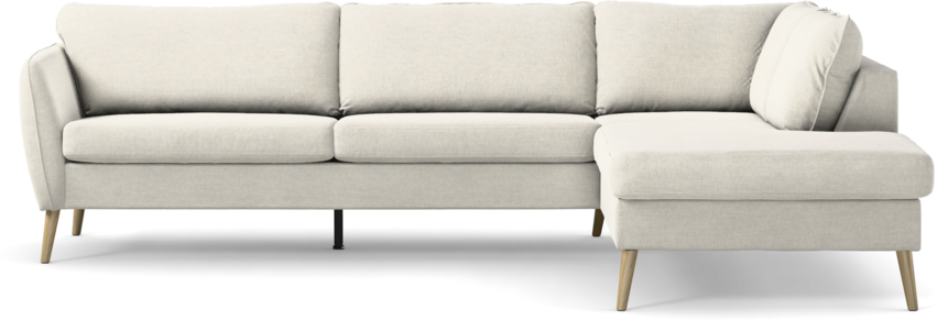 County - 2,5-sits soffa med divan höger - Vit