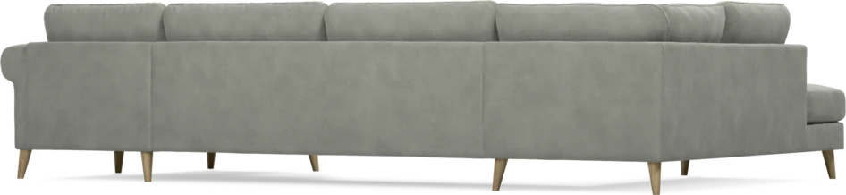 Bridge - 3-sits soffa med divan vänster och schäslong höger - Grå