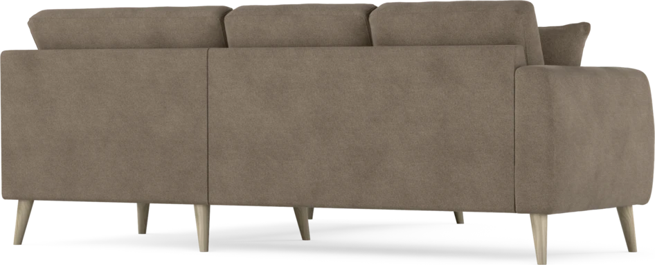 Eden - Hörnsoffa, 2+2-sits - Brun