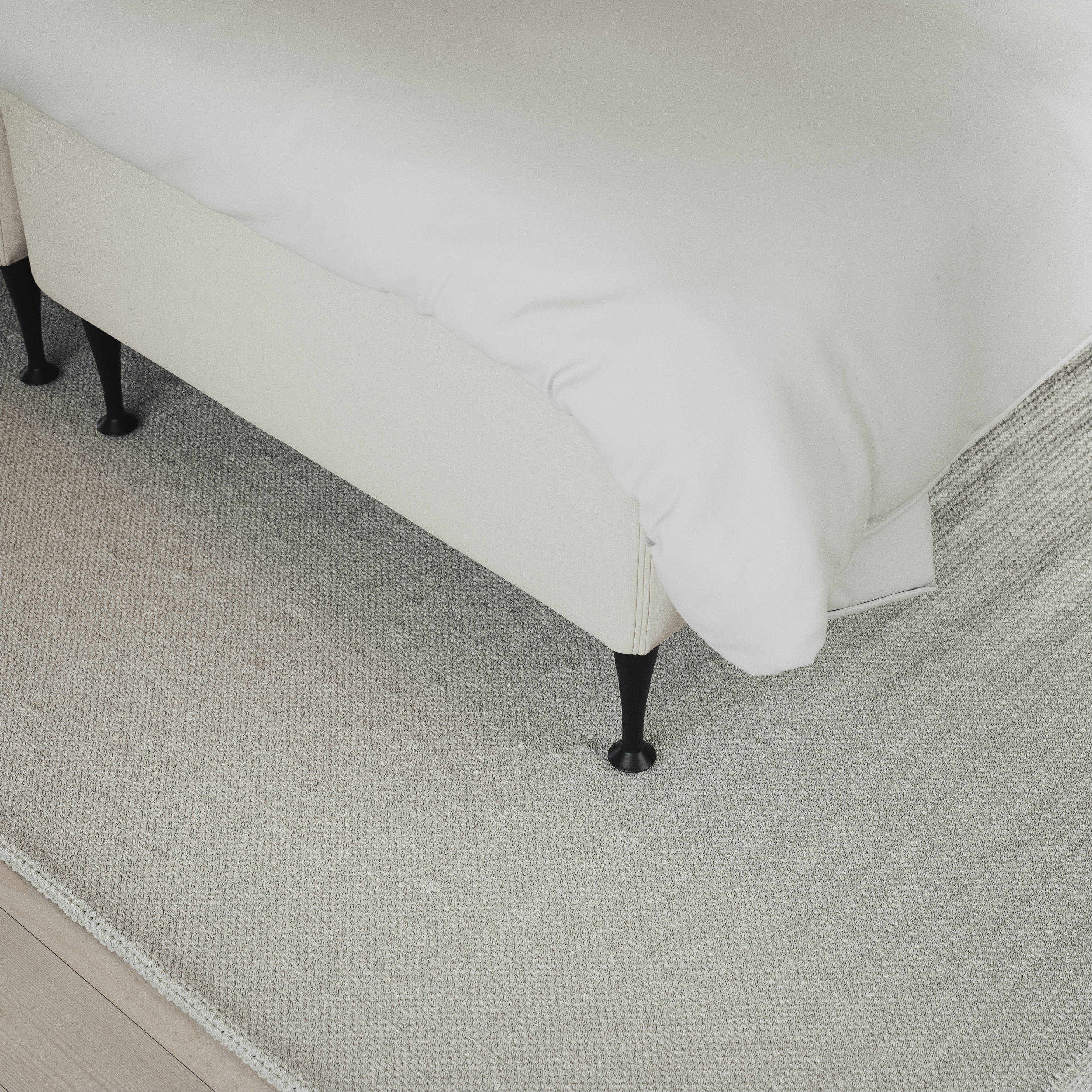 Delux Exclusive - Kontinentalsäng, enkelsäng 120 cm med bäddmadrass och sängben - inspiration