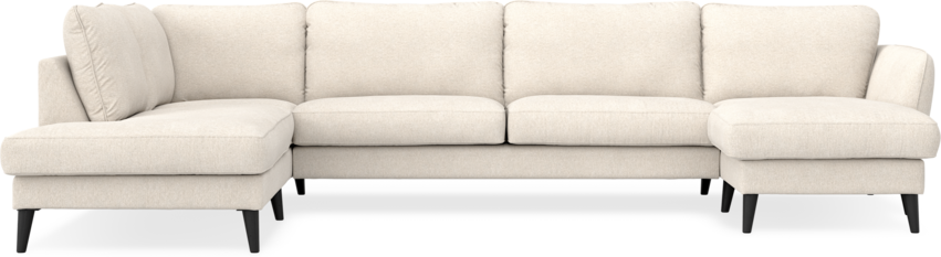 Bridge - 3-sits soffa med divan vänster och schäslong höger - Beige