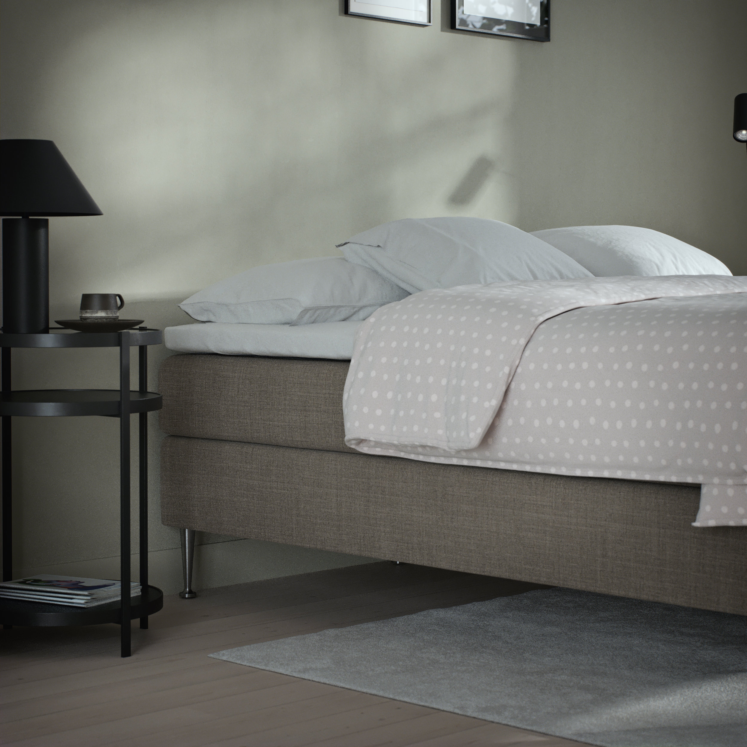 Asperö Comfort - Kontinentalsäng, dubbelsäng med bäddmadrass Comfort och sängben - inspiration