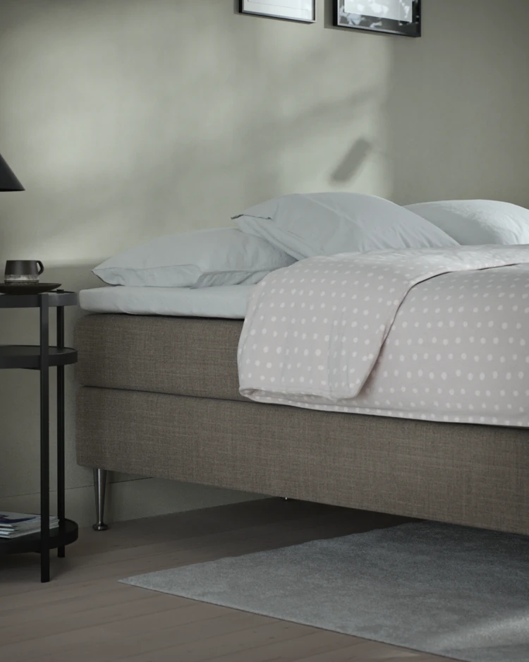 Asperö Comfort - Kontinentalsäng, dubbelsäng med bäddmadrass Comfort och sängben - inspiration