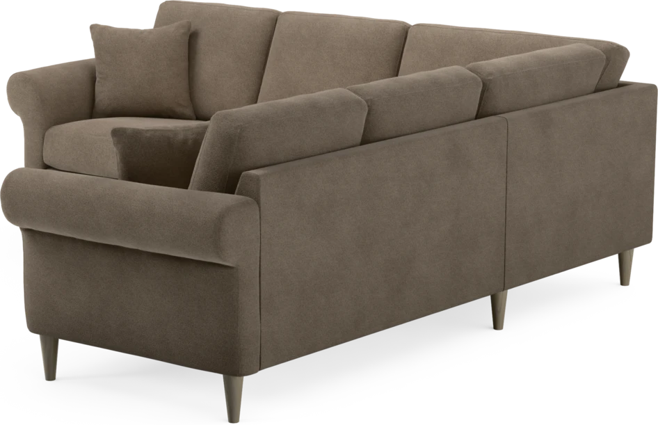 Eden - Hörnsoffa, 2+2-sits - Brun