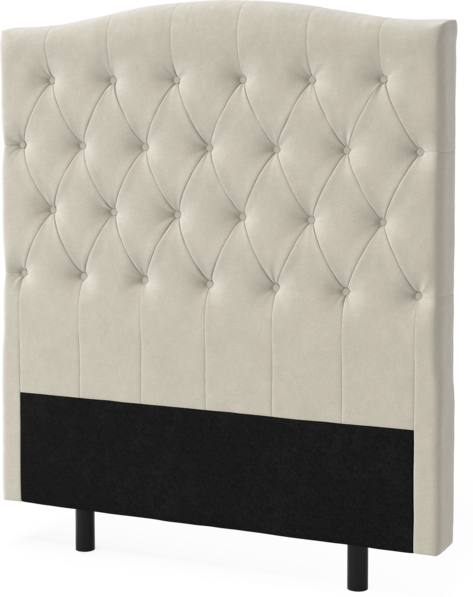 Queen - Sänggavel, 90-210 cm - Beige