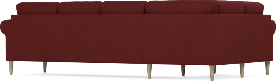 Eden - Hörnsoffa, 1+3-sits - Röd