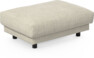 Cherrie - Fotpall 100, fast klädsel - Beige