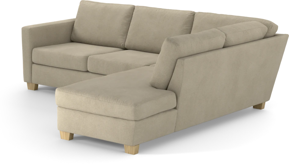 Friday - 2,5-sits soffa med divan höger - Beige