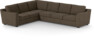 Friday - Hörnsoffa, 2+3-sits - Brun