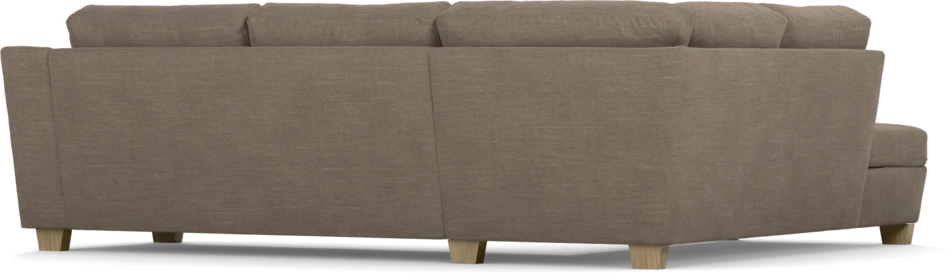 Friday - 2,5-sits soffa med divan vänster - Brun
