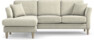 Eden - 2-sits soffa med schäslong - Beige