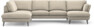 Madison Lux - 2-sits soffa med divan vänster och schäslong höger - Beige